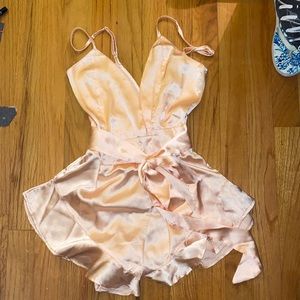 Satin Night Romper